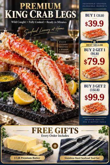 🔥 KING CRAB SPECIAL — ORDER TODAY